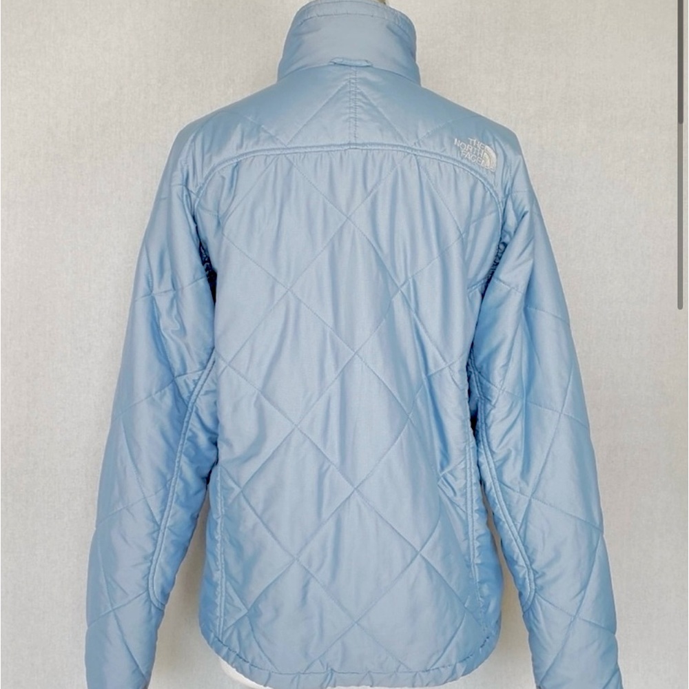 The North Face Women's Light Blue Quilted Jacket - Picture 2 of 7